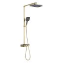 Flint Champagne Gold Thermostatic Shower Pack