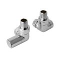 Eastbrook Chrome Corner Pair of Radiator Valves