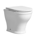 Tavistock Lansdown Traditional Back to Wall WC Toilet Pan with Soft Close Seat