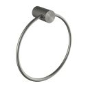 Moray Gunmetal Knurled Towel Ring