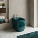 Micheli Menta Gloss Back to Wall Bidet