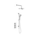 Moray Chrome Concealed Valve Dual Outlet Shower Pack