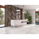 Saigon White Polished Porcelain Tile 1200x600mm