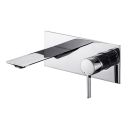 Acqua Chrome Wall Mounted Basin Mixer Tap