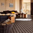 Potton Black Pattern Ceramic Tile 450x450mm