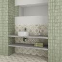 Lira Taupe Cross Matt Porcelain Tile - 223x223mm