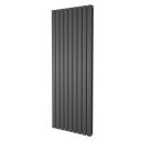 Perth Grey Double Vertical Flat Panel Radiator 1600x610mm