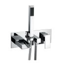 Cairo Chrome Wall Mounted Bath Shower Mixer Tap