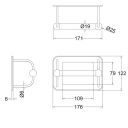 Burlington WC Roll Holder