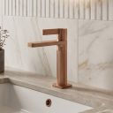 Thane brushed bronze basin mono tap inc waste roomset