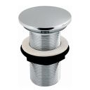 Chrome Click Clack Unslotted Basin Waste