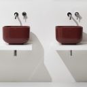 Verity Rubino Gloss Square Countertop Basin