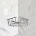Chrome Single Corner Shower Basket