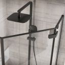 Taylor Black Penta Shower Enclosure 900x900mm