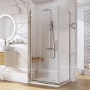 Lanka Chrome Shower Side Panel
