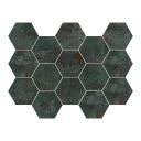 Metallon Hexagon Seagreen Mosaic 225x325mm