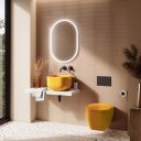 Verity Narciso Gloss Square Countertop Basin