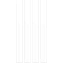 Pristina Matt White Waterproof PVC Ceiling Panel 2700x250mm (Pack of 4)