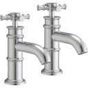 Butler Chrome Pair of Basin Pillar Taps