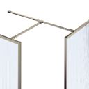 Amien Brushed Nickel Shower Screen T-Junction Support Bar Extension