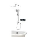 Aqualisa S3 Chrome Smart Digital Shower Triple Outlet (Slide Rail Kit with Fixed Wall Head) HP/Combi