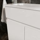 Hudson Gloss White Combination Vanity Basin & WC Unit 1000mm