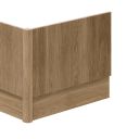 Wish Ribbed End Bath Panel in Natural Oak