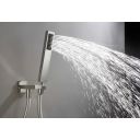 Vade Chrome Square Handset and Holder