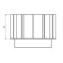 Jouplast Outdoor Tile Pedestal 60mm Extenders Pack of 8