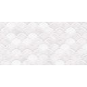 Atlantis White Gloss Decor Ceramic Tile 600x300mm