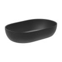 Tempest Matt Black Stone Countertop Basin