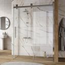Solet Chrome Sliding Shower Door 1400mm