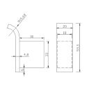 Elora Brushed Bronze Robe Hook