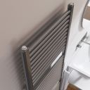 Neptune Anthracite Heated Towel Rail 1800x600mm