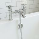 Butler Chrome Bath Shower Mixer Tap - Lifestyle image