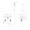 Zena Brushed Bronze Bath Filler Tap 211170