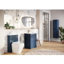 Floor Standing 800mm Vanity Unit in Royal Blue Roomset