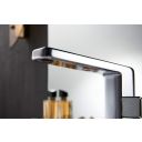 Detailed view of the Flint Chrome Basin Mixer Tap