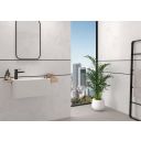Donovan White Concrete Effect Porcelain Tile 600x1200mm