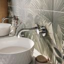 Elora Chrome Wall Mounted Basin Mixer Tap