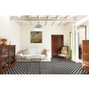 Ripley Black & White Pattern Ceramic Tile 450x450mm