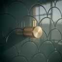 Moray Champagne Gold Knurled Robe Hook