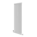 Upton White Double Vertical Traditional Column Radiator 1800x560mm