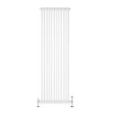 Upton White Double Vertical Traditional Column Radiator 1800x560mm