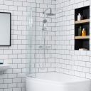 Carron Profile Shower Bath Curved Bath Screen