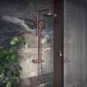 Moray Satin Bronze Thermostatic Shower Pack