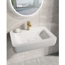 Zena Brushed Gold Basin Mixer Tap & Waste