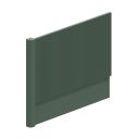 Wish Ribbed Green End Bath Panel & Corner Post