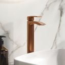 Tear Brushed Bronze Tall Basin Mono Tap