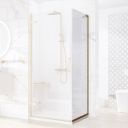 Lanka Brushed Gold Shower Side Panel